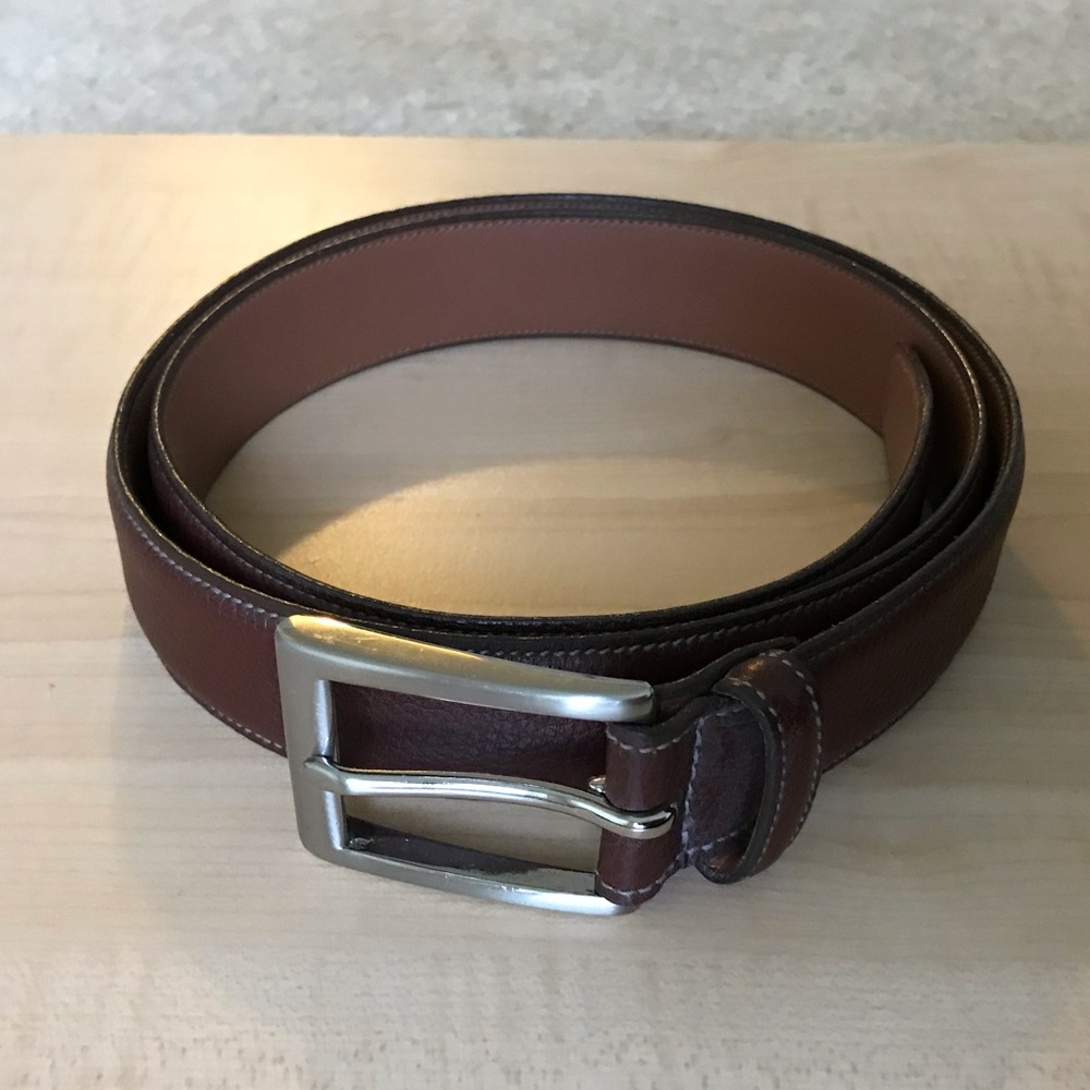 Brooks Brothers leather belt, made in USA